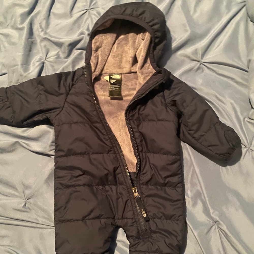 North face baby snowsuit